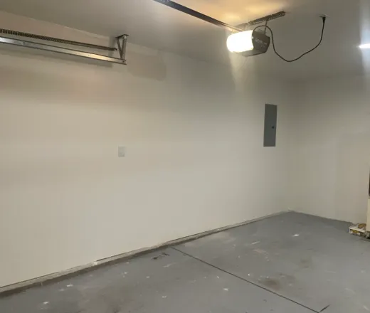Garage finish & storage