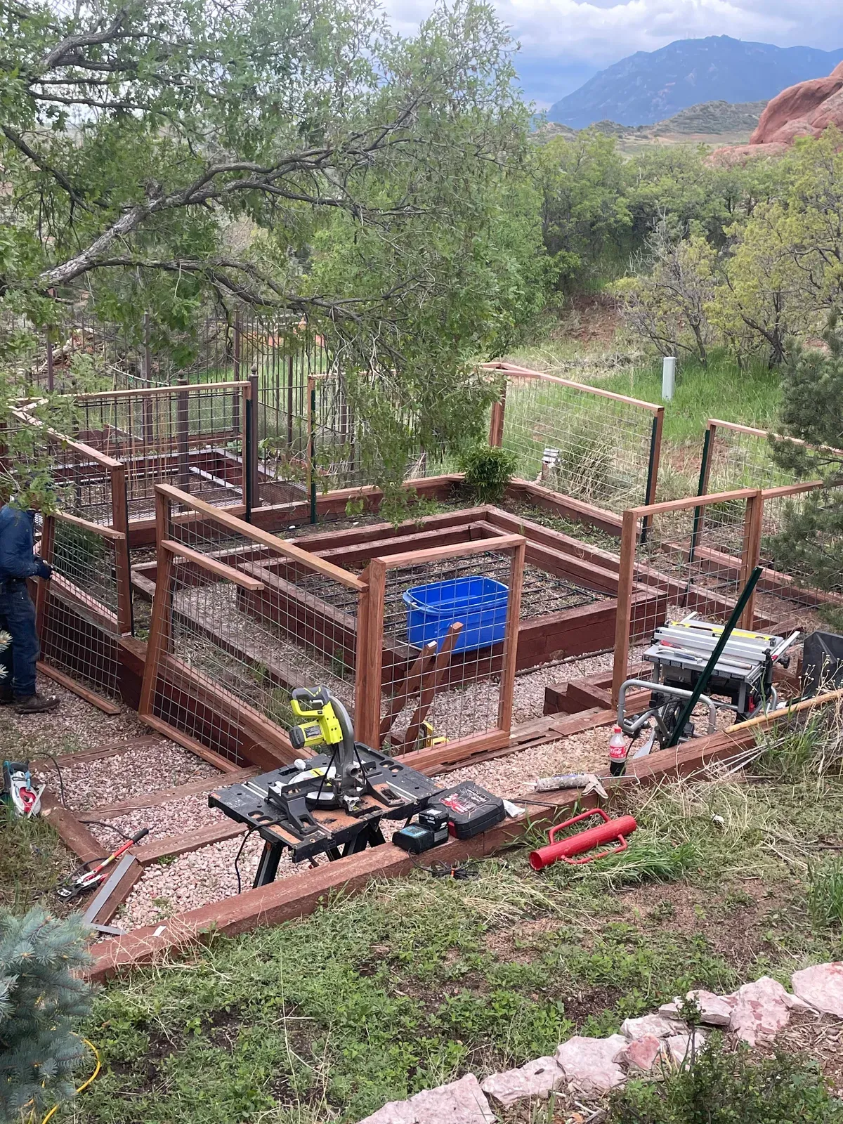 Hillside deck build — photo 2 of 4