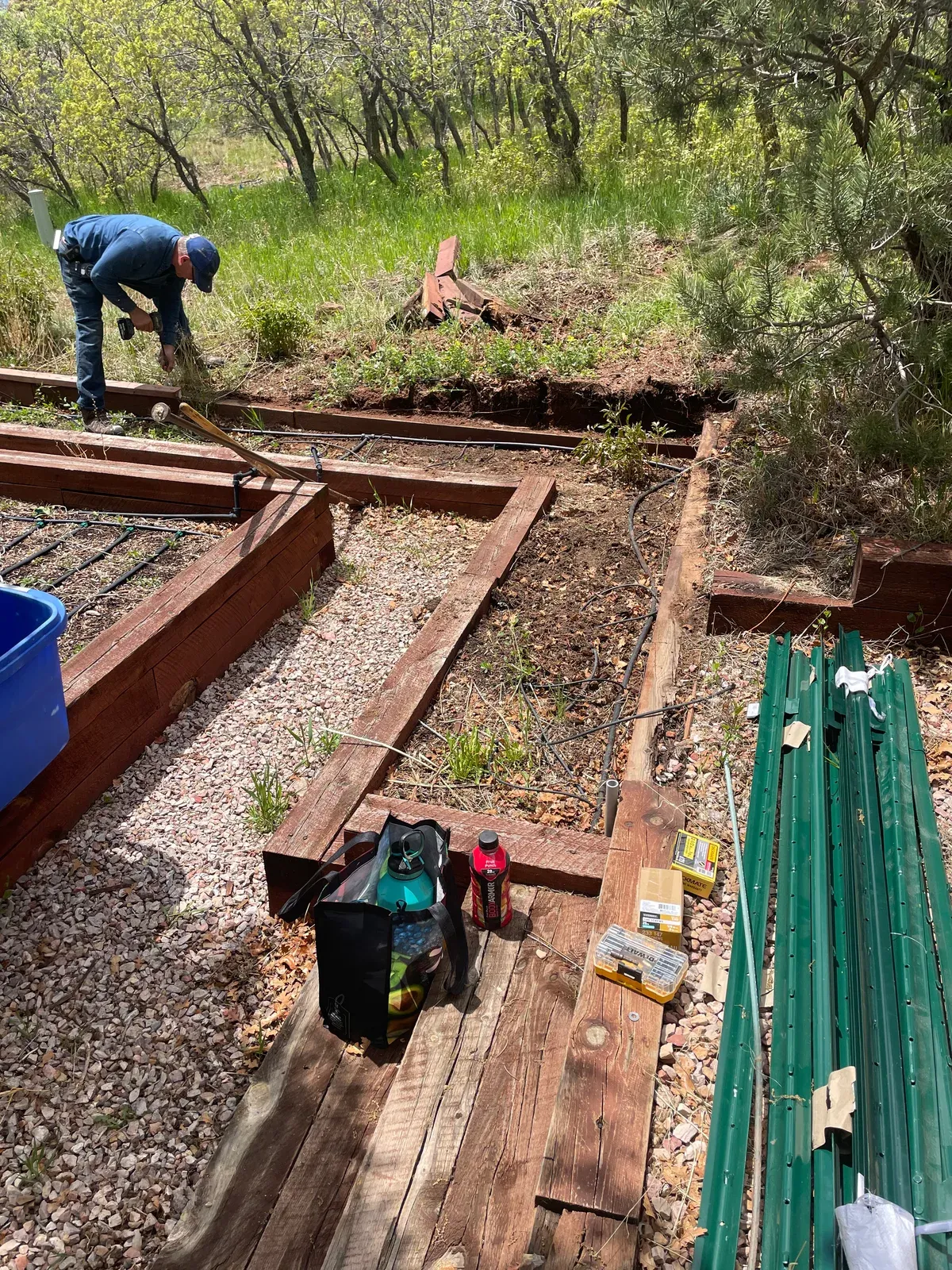 Hillside deck build — photo 3 of 4