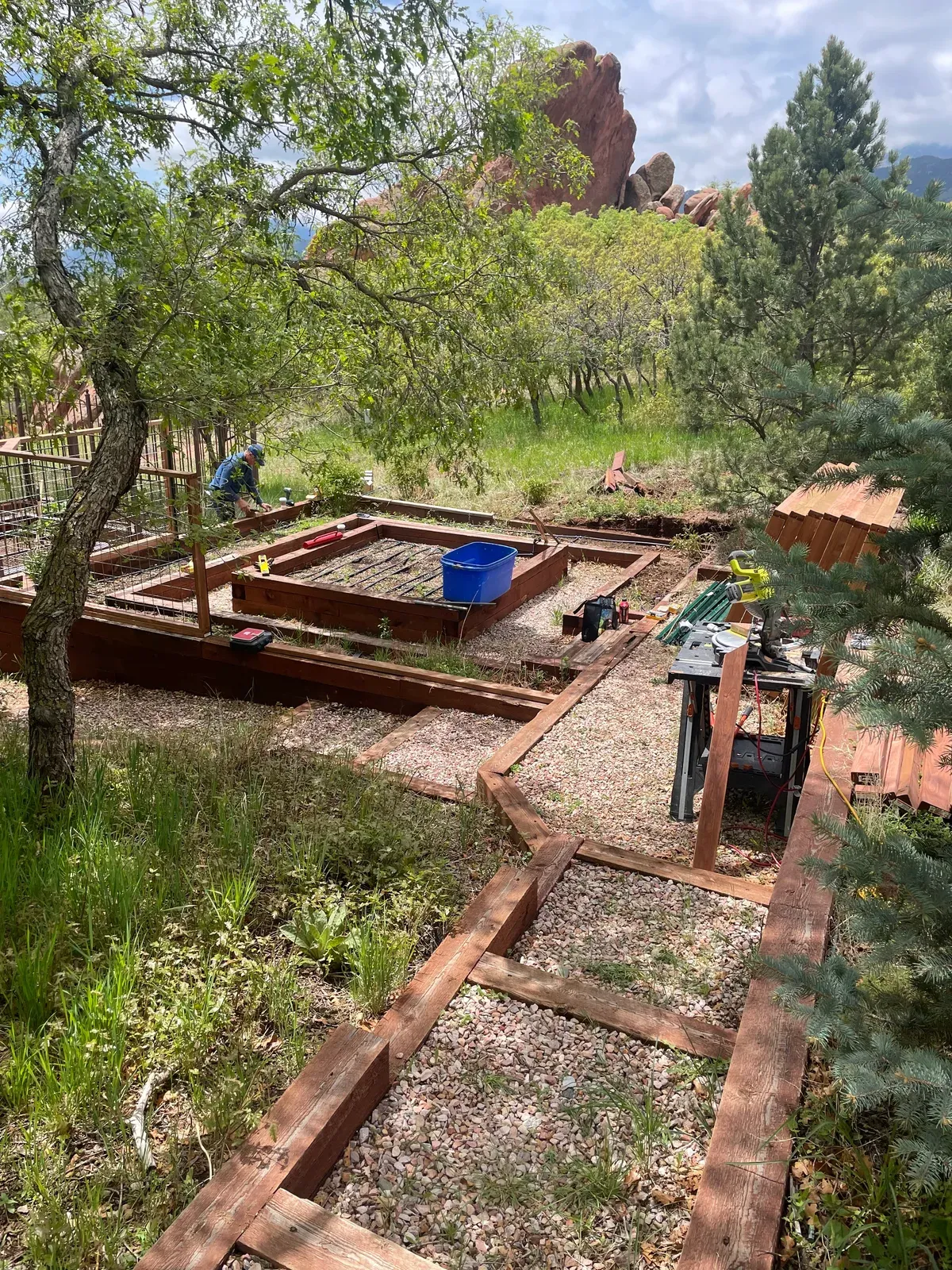 Hillside deck build — photo 4 of 4