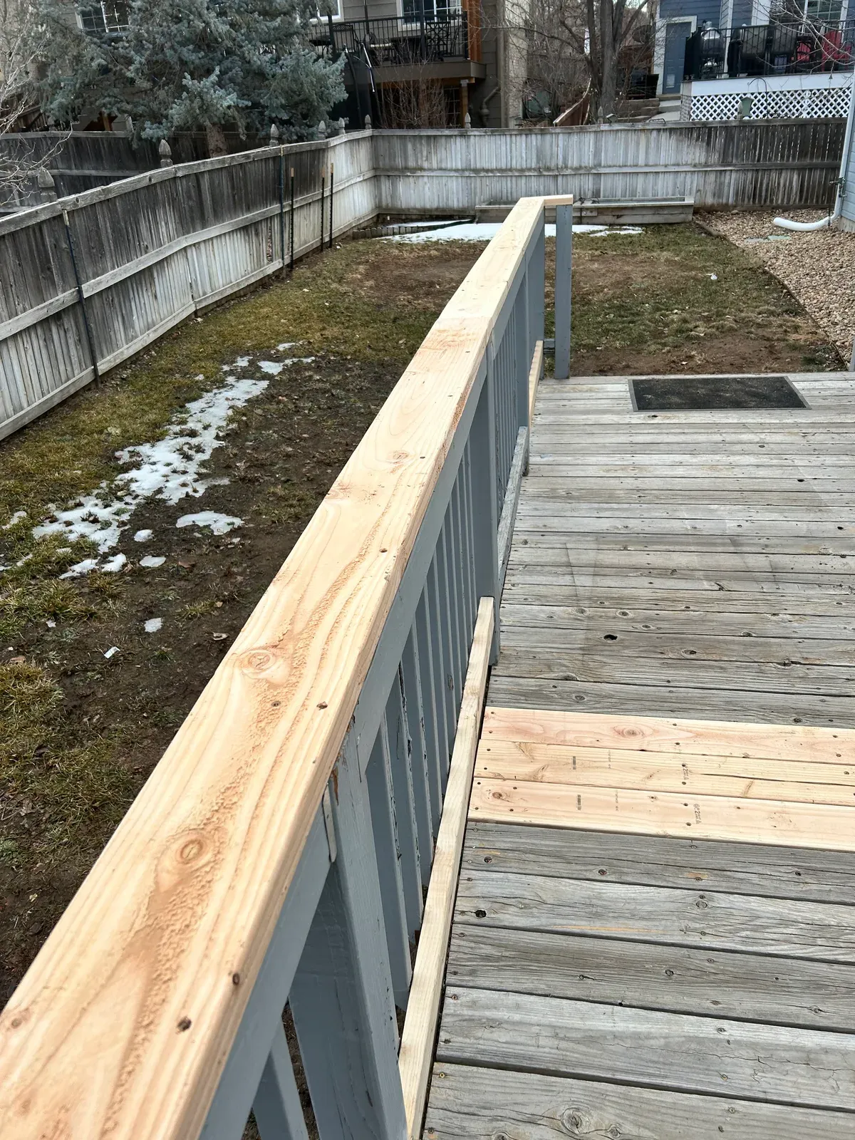 Deck railing & stairs — photo 5 of 6