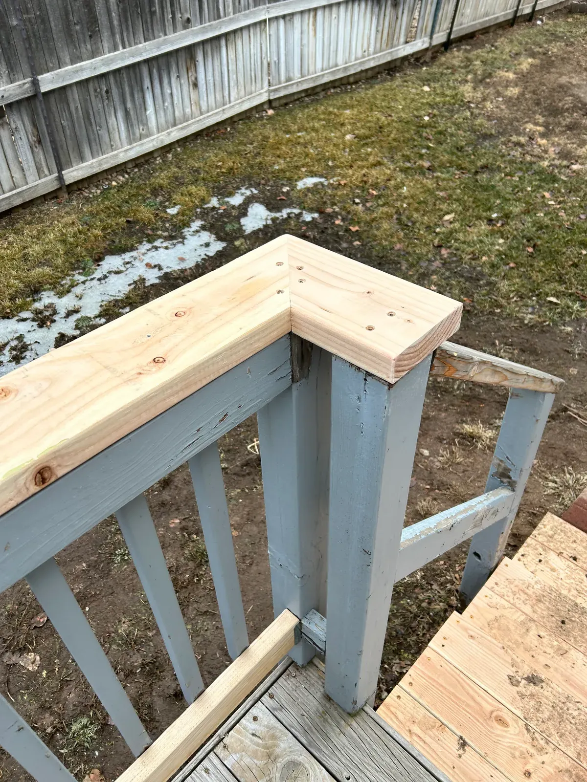 Deck railing & stairs — photo 6 of 6